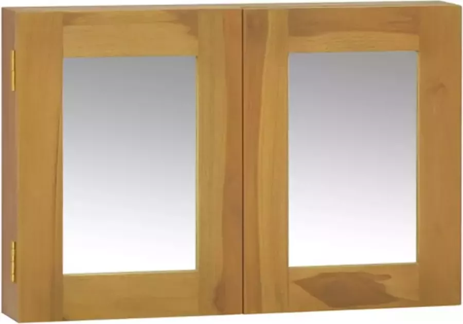 VidaXL -Spiegelkast-60x10x40-cm-massief-teakhout - Foto 3