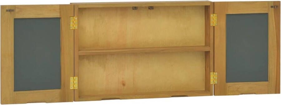 VidaXL -Spiegelkast-60x10x40-cm-massief-teakhout - Foto 2