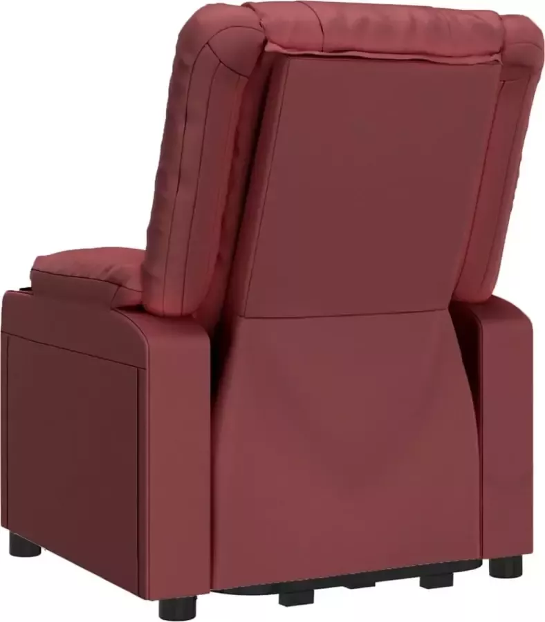 VidaXL -Sta-op-massagestoel-kunstleer-wijnrood - Foto 3