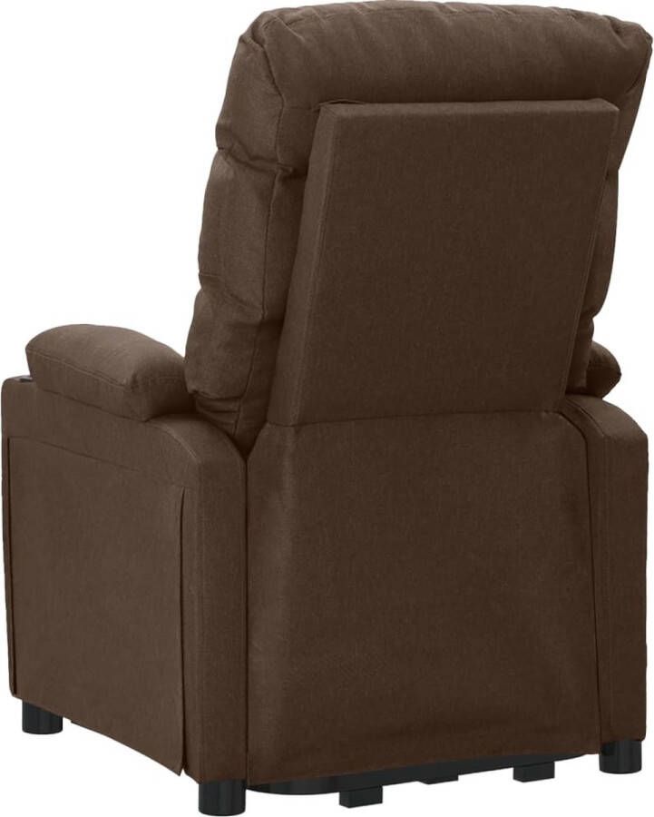 VidaXL Sta-op-massagestoel stof bruin - Foto 2