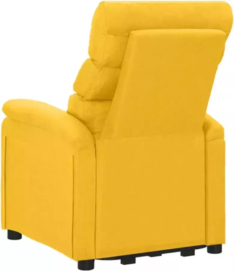 VidaXL Sta-op-massagestoel stof geel