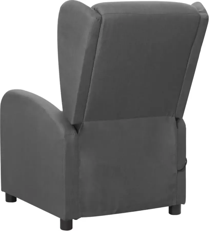 VidaXL Sta-op-massagestoel verstelbaar stof lichtgrijs - Foto 2