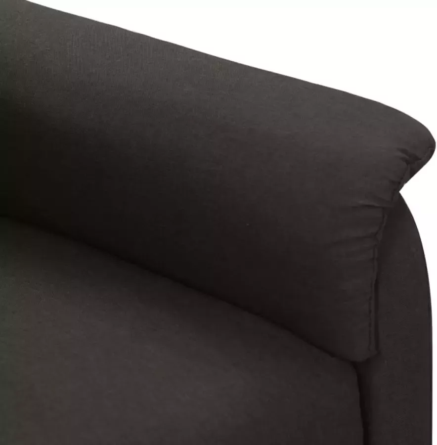 VidaXL Sta-op-massagestoel verstelbaar stof taupe - Foto 2