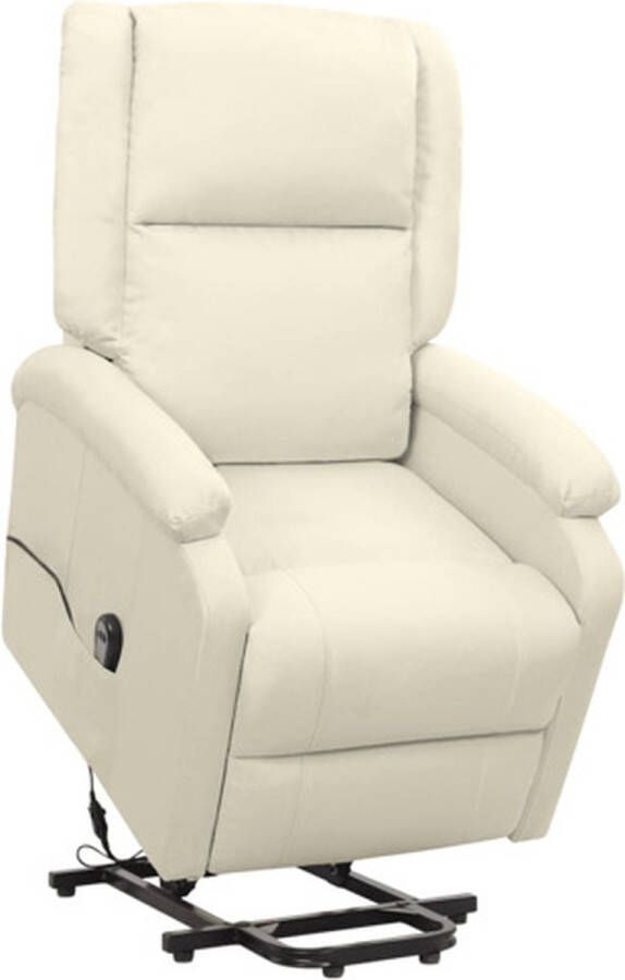 Vida XL vidaXL Sta-op-stoel stof crÃ¨mekleurig-VXL-329708 - Foto 2