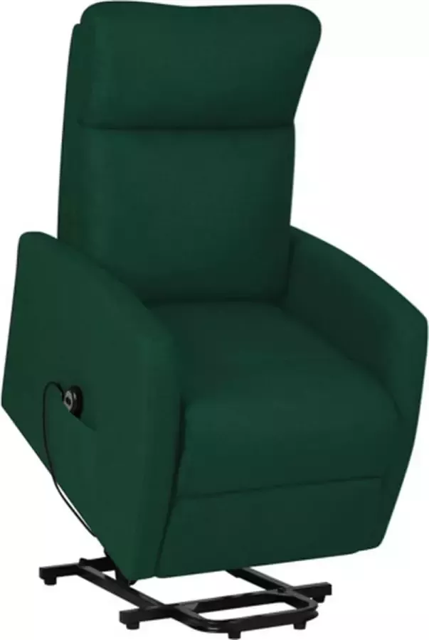 VidaXL Sta-op-stoel verstelbaar stof donkergroen - Foto 4