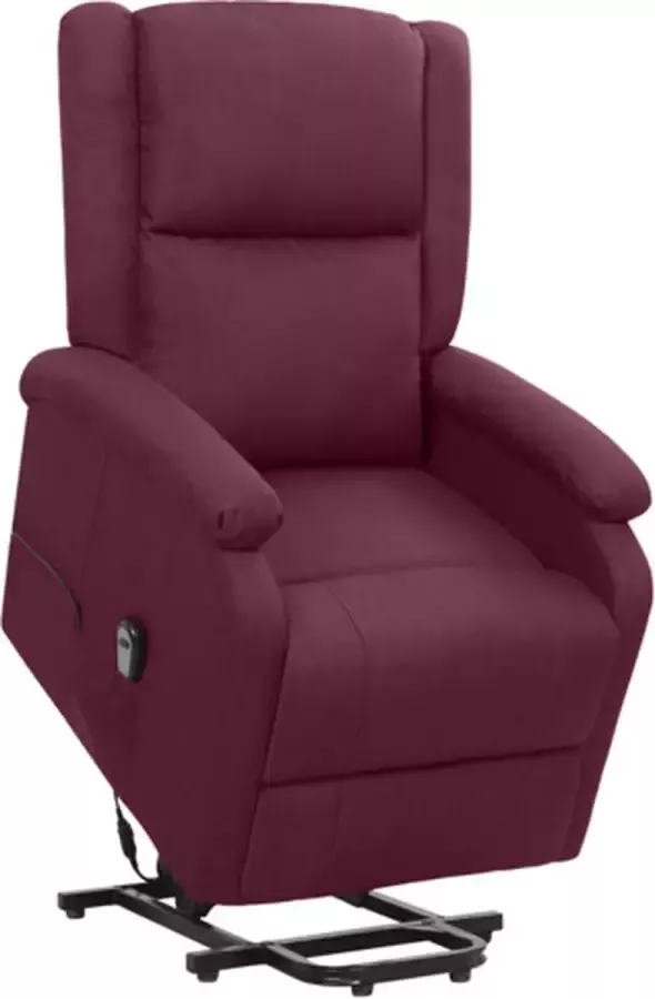 VidaXL Sta-op-stoel verstelbaar stof paars - Foto 3