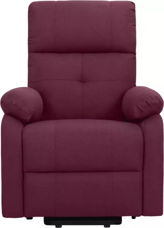 VidaXL Sta-op-stoel verstelbaar stof paars - Foto 1
