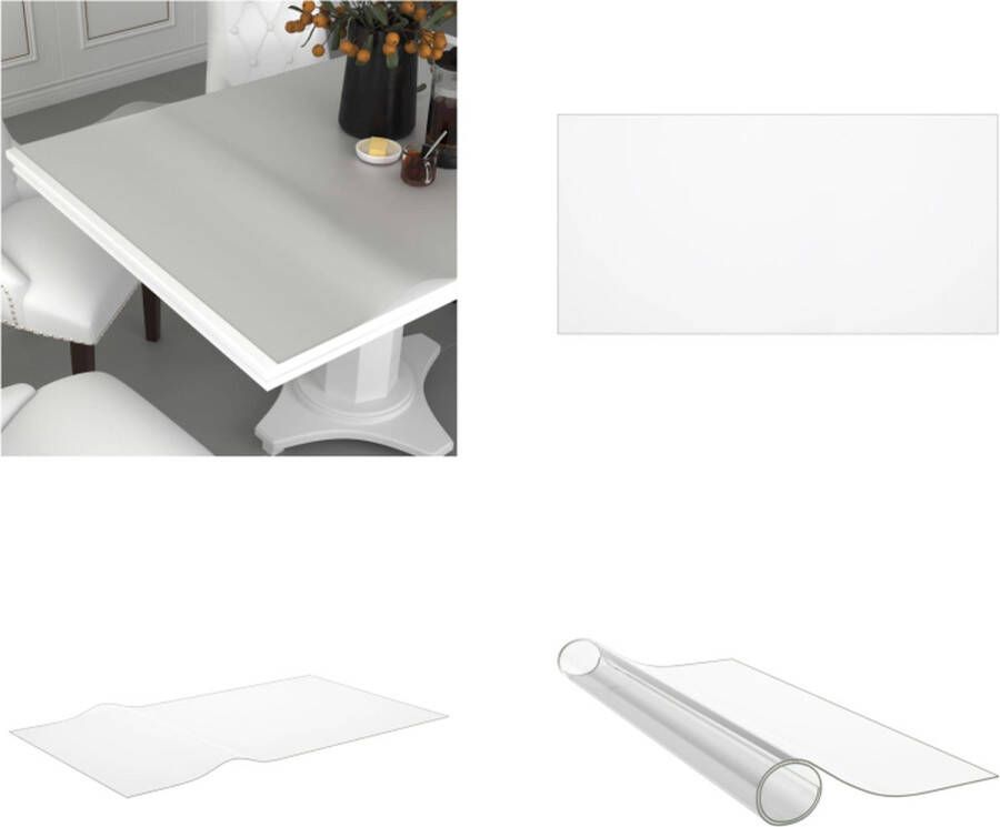 VidaXL Tafelbeschermer 120x60 cm 1-6 mm PVC mat Tafelbeschermer Tafelbeschermers Tafelfolie Tafelfolies