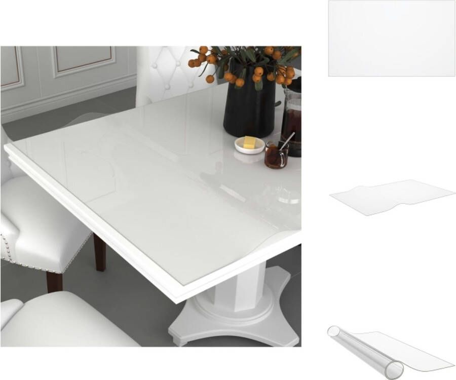 VidaXL Tafelbeschermer Tafelbeschermers Tafelfolie Tafelfolies Tafelbeschermer 160x90 cm 1-6 mm PVC transparant