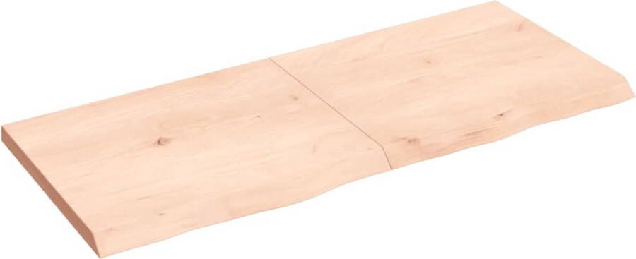 VidaXL Tafelblad 120x50 cm Onbehandeld Eikenhout Tafelblad Eikenhouten Tafelblad Massief Eikenhout Tafeltje Eetkamertafel Salontafel Vintage Tafel Industriele Tafel Landelijke Tafel