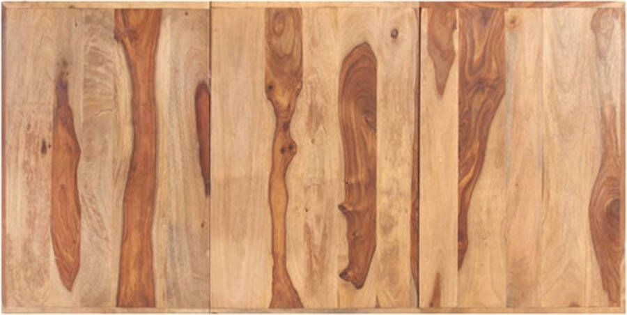 VidaXL Tafelblad 16 mm 180x90 cm massief sheeshamhout
