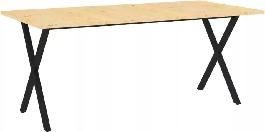 VidaXL Tafelblad 180x90x2 5 cm massief grenenhout - Foto 2