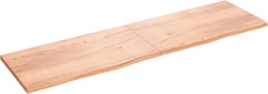 VidaXL Tafelblad 220x60 cm Massief Eikenhout Massief Eikenhouten Tafelblad Eikentafelblad Tafelblad Vervangen Salontafel Eetkamertafel DIY Tafel