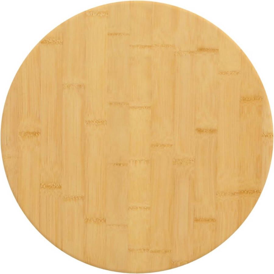 VidaXL Tafelblad Ã˜ 40x4 cm bamboe