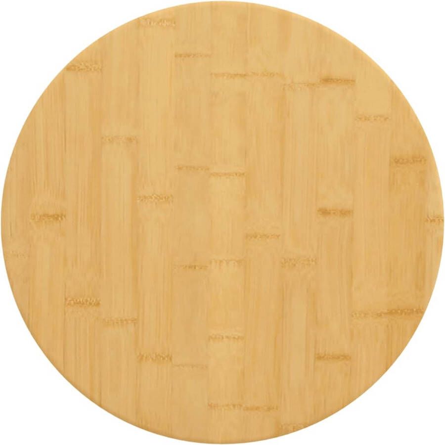 VidaXL Tafelblad Ã˜ 50x1 5 cm bamboe - Foto 2