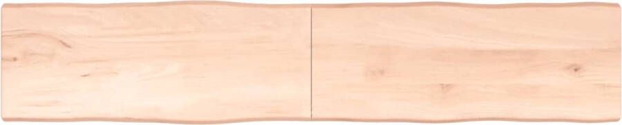 VidaXL Tafelblad Massief Eikenhout 200x40 cm Houten Tafelblad Eikenhout Tafelblad Tafellamp Eetkamertafel Salontafel Vintage Tafelblad Industrieel Tafelblad Design Tafelblad - Foto 2