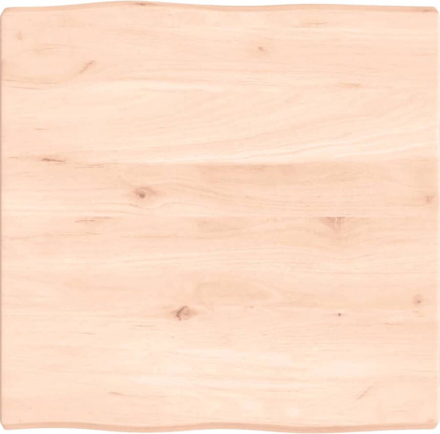 VidaXL Tafelblad Eikenhout 60x60 cm Natuurlijke Rand Houten Tafelblad Eikenhout Tafelblad Tafellamp Salontafel Eetkamertafel Vintage Tafel Industriele Tafel Design Tafel Handmade Tafel