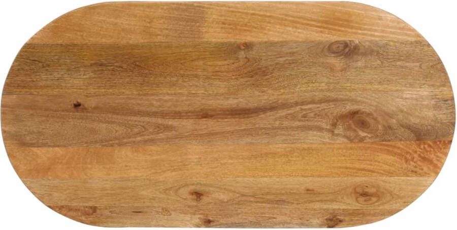 VidaXL -Tafelblad-ovaal-90x40x2 5-cm-massief-mangohout