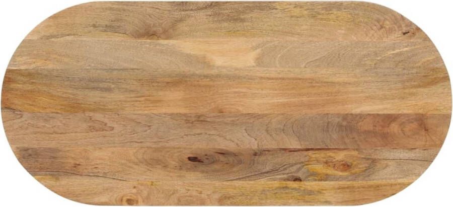 VidaXL -Tafelblad-ovaal-120x60x3 8-cm-massief-mangohout