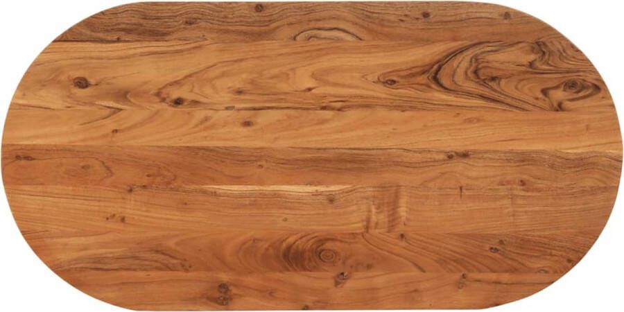 VidaXL -Tafelblad-ovaal-120x63 8 5-cm-massief-acaciahout