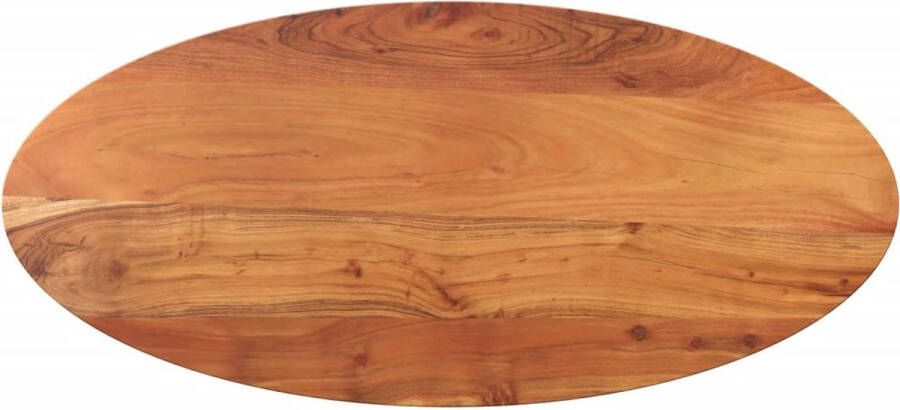 VidaXL -Tafelblad-ovaal-120x63 8 5-cm-massief-acaciahout