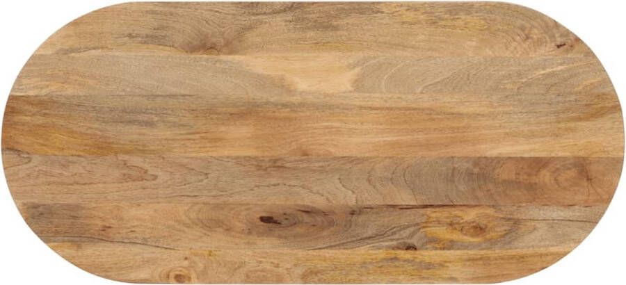 VidaXL -Tafelblad-ovaal-140x50x3 8-cm-massief-mangohout