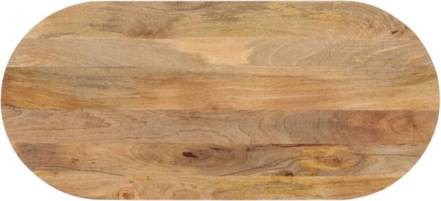 VidaXL -Tafelblad-ovaal-140x60x2 5-cm-massief-mangohout