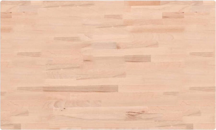 VidaXL Tafelblad Rechthoekig 100x60x4 cm Beukenhout Houten Tafelblad Beukenhout Tafelblad Vervangen Rechthoekig Tafelblad Salontafelblad Barkruk