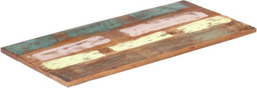 VidaXL Tafelblad rechthoekig 25-27 mm 60x120cm massief gerecycled hout - Foto 2