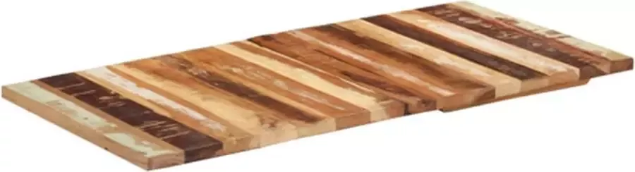 VidaXL Tafelblad rechthoekig 25-27mm 60x120 cm massief gerecycled hout - Foto 2
