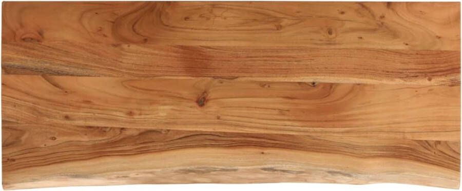 VidaXL Tafelblad Rechthoekig Acaciahout 100x40 cm Houten Tafelblad Acacia Hout Tafelblad Vervangen Rechte Tafel Salontafel Blad