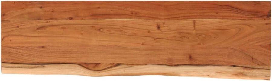 VidaXL Tafelblad Rechthoekig 120x40 cm Acaciahout Houten Tafelblad Acacia Hout Tafelblad Vervangen Bartafel Blad Bijzettafel Blad - Foto 2