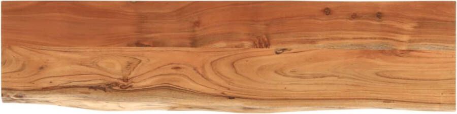 VidaXL Wandschap Rechthoek 80x20x2 5 cm Acaciahout Houten Wandplank Wanddecoratie Opbergplanken Muurplank Acacia Hout