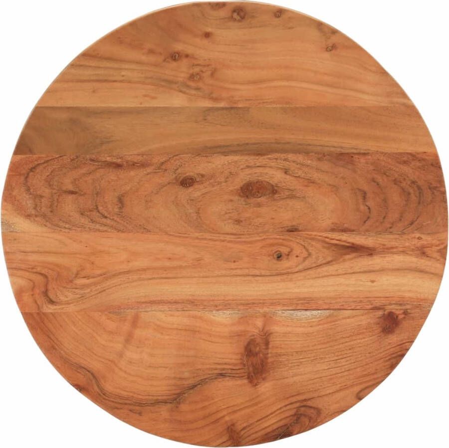VidaXL -Tafelblad-rond-Ø-50x3 8-cm-massief-acaciahout