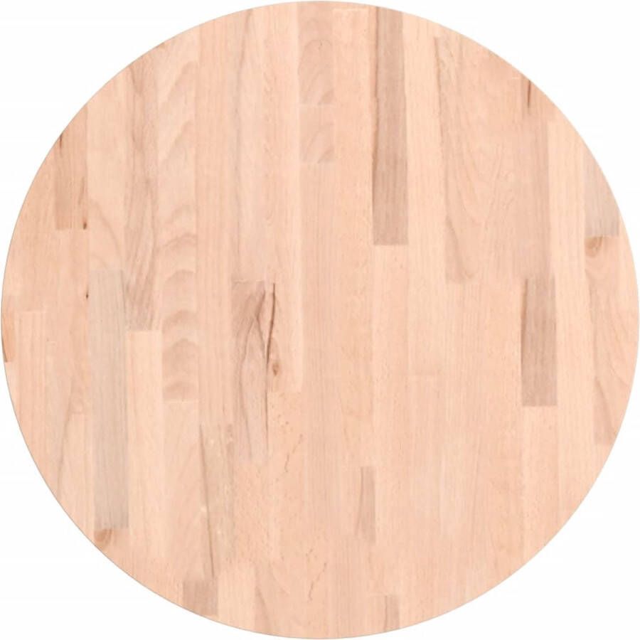 VidaXL Tafelblad Rond 60 cm Massief Beukenhout Houten Tafelblad Beukenhout Tafelblad Rond Tafelblad Salontafel Blad Tweedehands Tafelblad Vintage Tafelblad Tafellamp Interieurdecoratie Meubilair