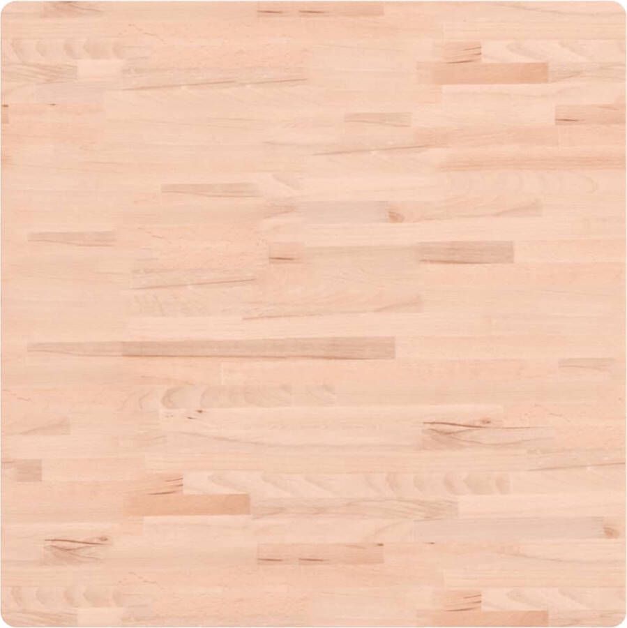 VidaXL Tafelblad Vierkant 80x80x4 cm Beukenhout Tafelblad Houten Tafelblad Beukenhouten Tafelblad Vierkant Tafelblad Eetkamertafel Salontafel Vintage Tafelblad