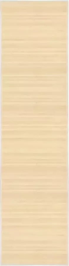 VidaXL -Tapijt-80x300-cm-bamboe-naturel