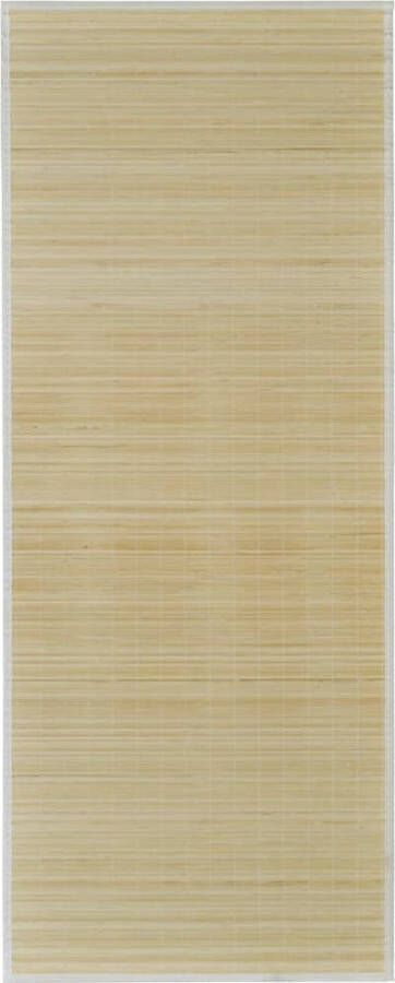 VidaXL Rechthoekige bamboe mat 120 x 180 cm (Neutraal)