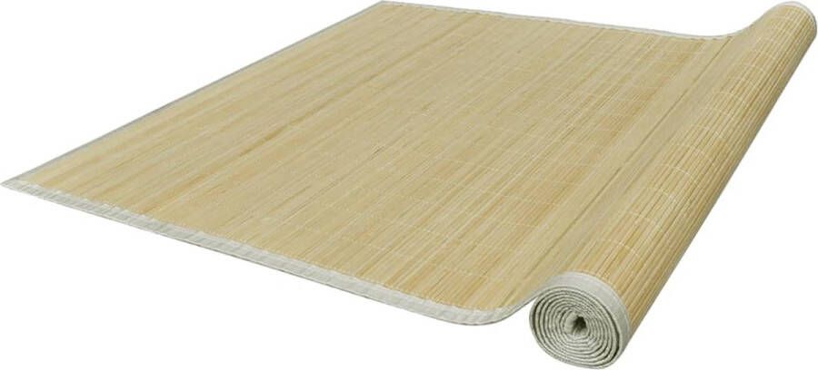 VidaXL Rechthoekige bamboe mat 80 x 300 cm (Neutraal) - Foto 2