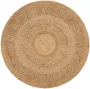 VidaXL -Tapijt-rond-120-cm-gevlochten-jute - Thumbnail 1