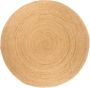 VidaXL -Tapijt-rond-240-cm-gevlochten-jute - Thumbnail 1