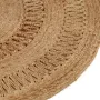 VidaXL -Tapijt-rond-90-cm-gevlochten-jute - Thumbnail 2