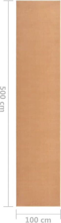 VidaXL -Tapijtloper-100x500-cm-BCF-beige