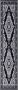 VidaXL Tapijtloper 100x500 cm BCF zwart - Thumbnail 1