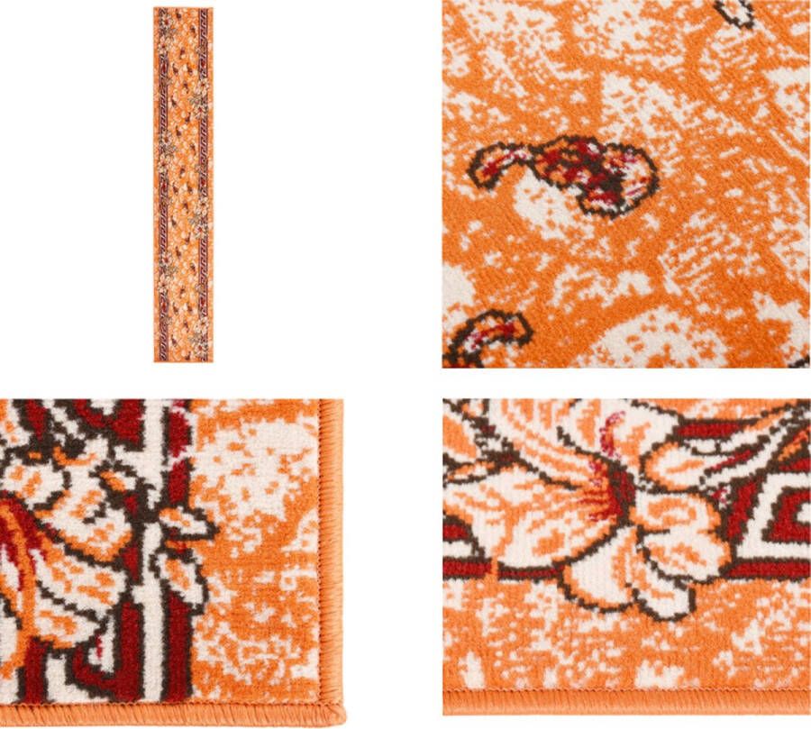 VidaXL Tapijtloper 60x400 cm BCF terracottakleurig Tapijtloper Tapijtlopers Loper Lopers