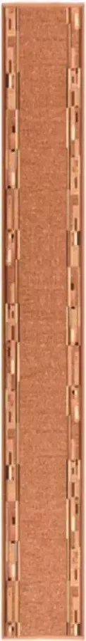 VidaXL Tapijtloper anti-slip 67x450 cm bruin