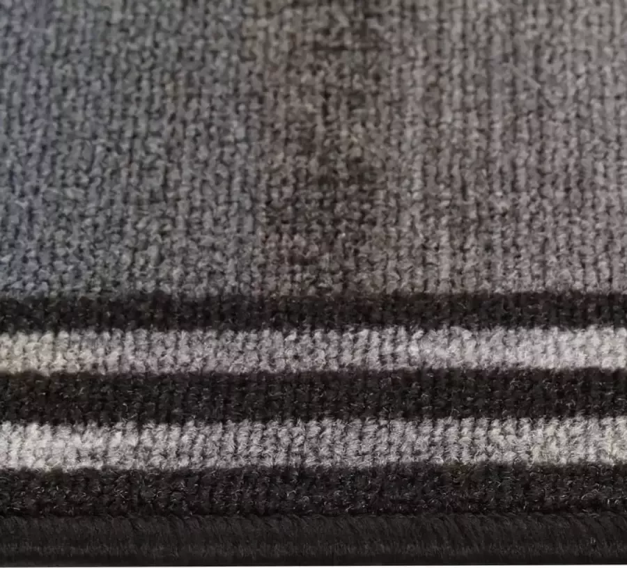 VidaXL -Tapijtloper-met-gelbodem-67x200-cm-zwart - Foto 2