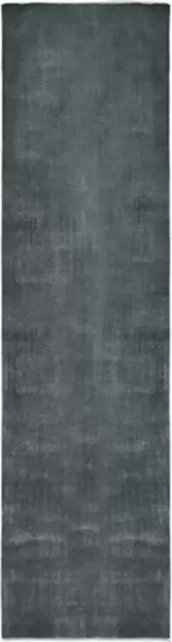 vidaXL Tapijtloper wasbaar opvouwbaar 100x400 cm polyester grijs