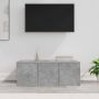 VidaXL Televisiekast Classic Betongrijs 80x34x30cm 3 Lades Kast - Thumbnail 1