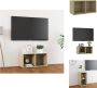 VidaXL Televisiekast Sonoma eiken 72 x 35 x 36.5 cm 2 vakken Kast - Thumbnail 1